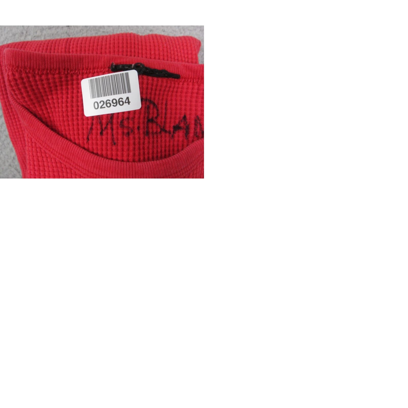 Polo Ralph Lauren VINTAGE Ralph Lauren Polo Jeans Thermal Shirt Mens S Red Knit 90s Polo Jeans Shirts Size US S / EU 44-46 / 1 - 9 Thumbnail