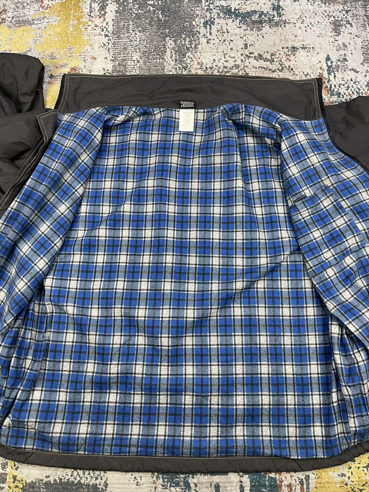 Vintage Vtg 90s Ice Age Plaid Flannel Lining Zipper Jacket Size US L / EU 52-54 / 3 - 10 Thumbnail