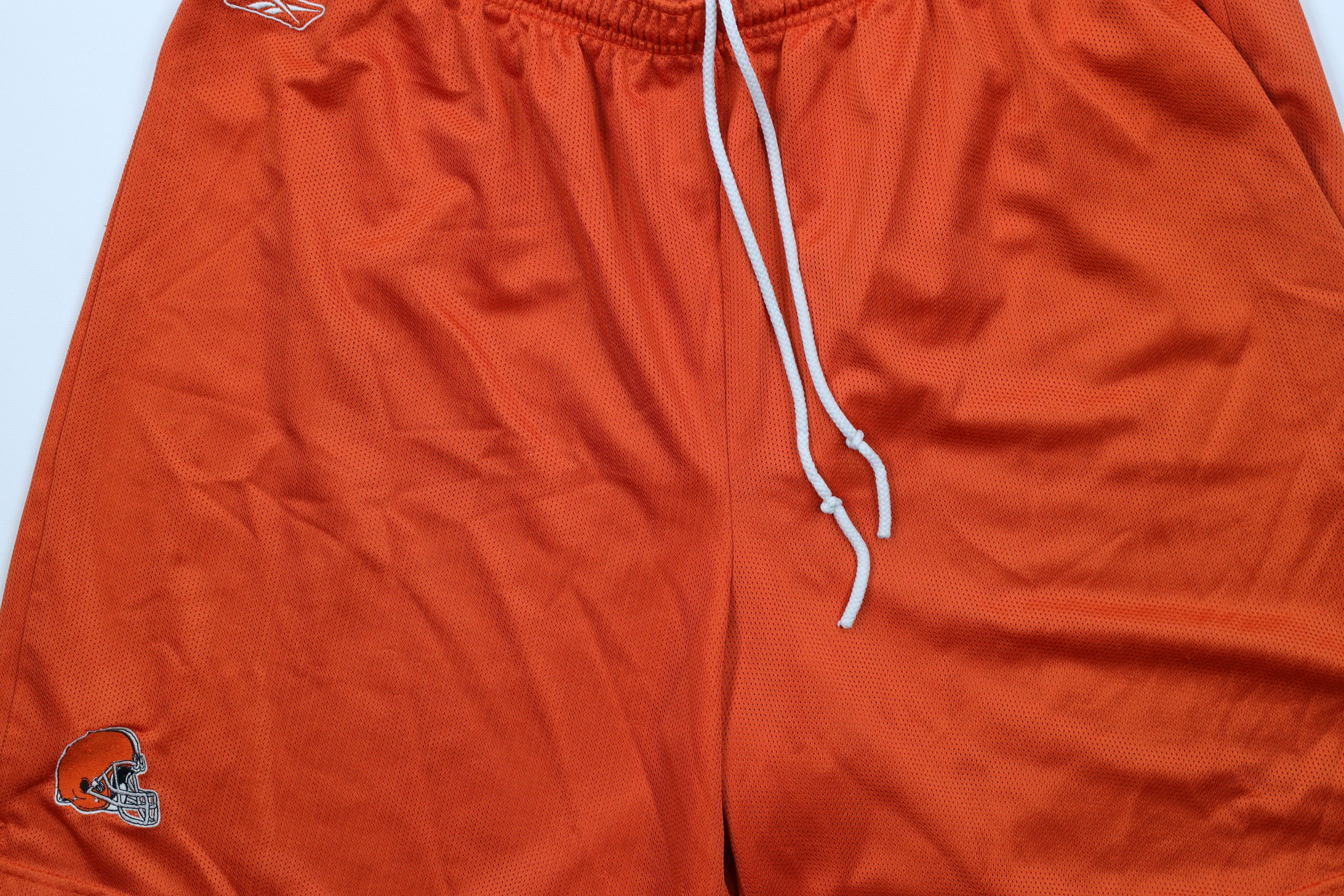 Reebok × Vintage Vintage Reebok NFL Equipment Browns Football Shorts Size US 38 / EU 54 - 3 Thumbnail