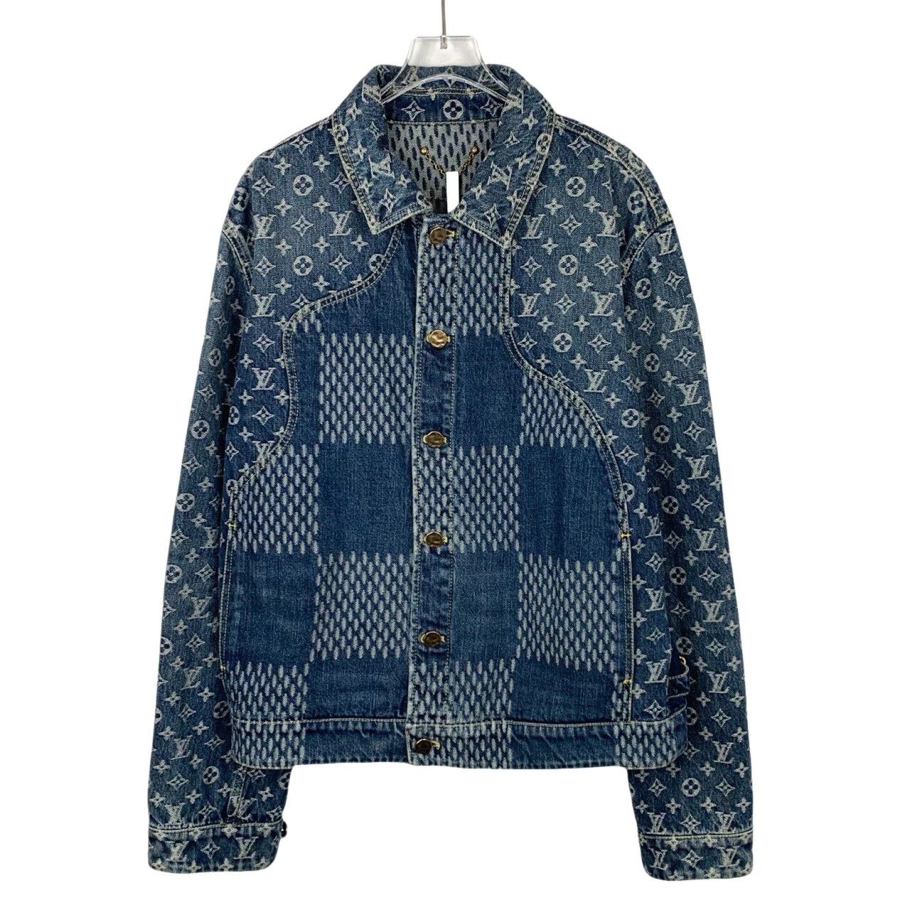 Louis Vuitton Louis Vuitton x Nigo Monogram Patchwork Denim Jacket 50 Size US M / EU 48-50 / 2 - 1 Thumbnail