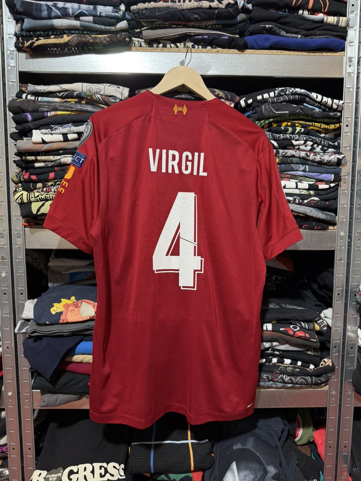 New Balance Rare New Balance FC Liverpool VIRGIL Champions League Jersey Size US XL / EU 56 / 4 - 2 Thumbnail