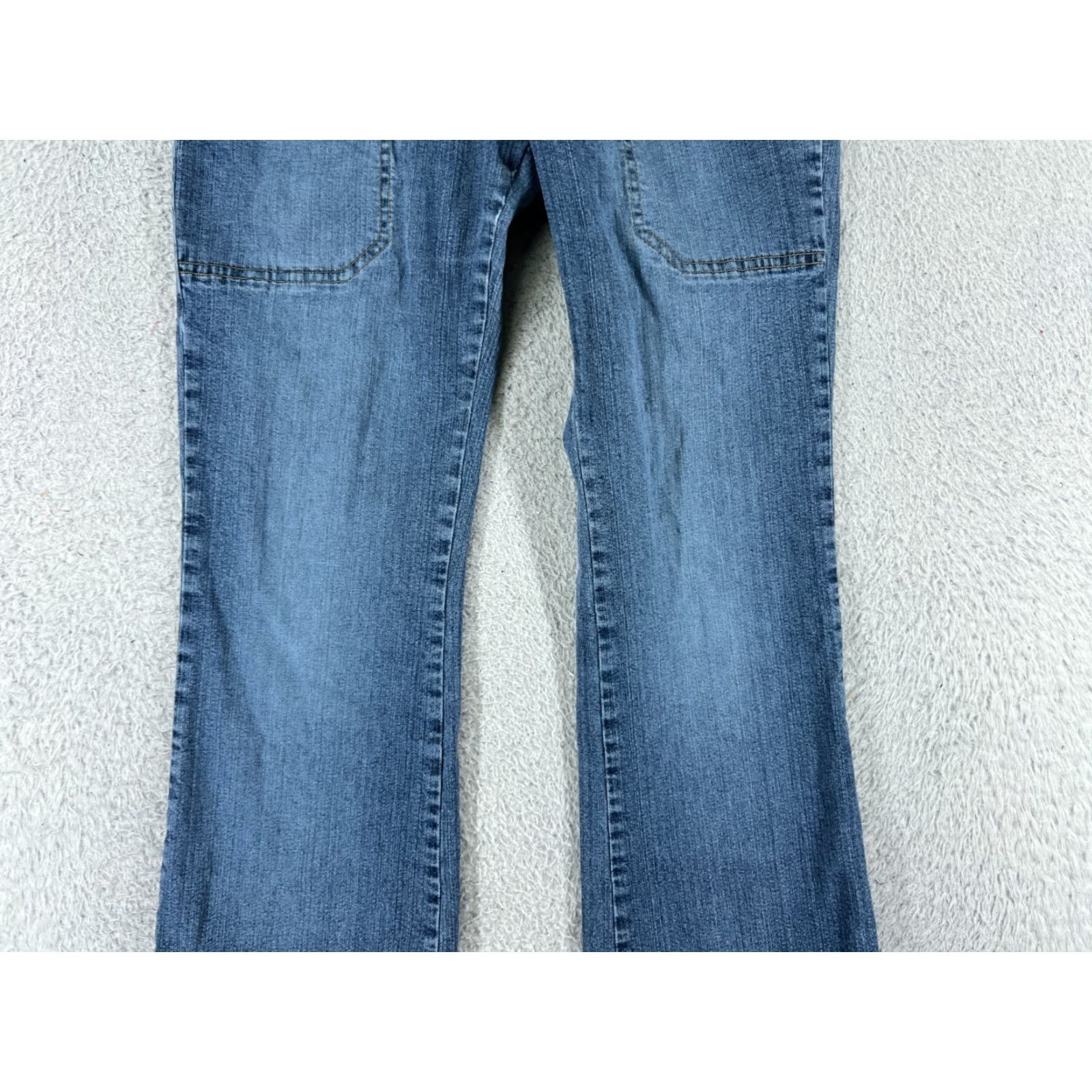 Tommy Hilfiger Tommy Hilfiger Jeans Women 7 Blue Denim Cotton Blend Low Rise Flared Pants Size 28" / US 6 / IT 42 - 7 Thumbnail
