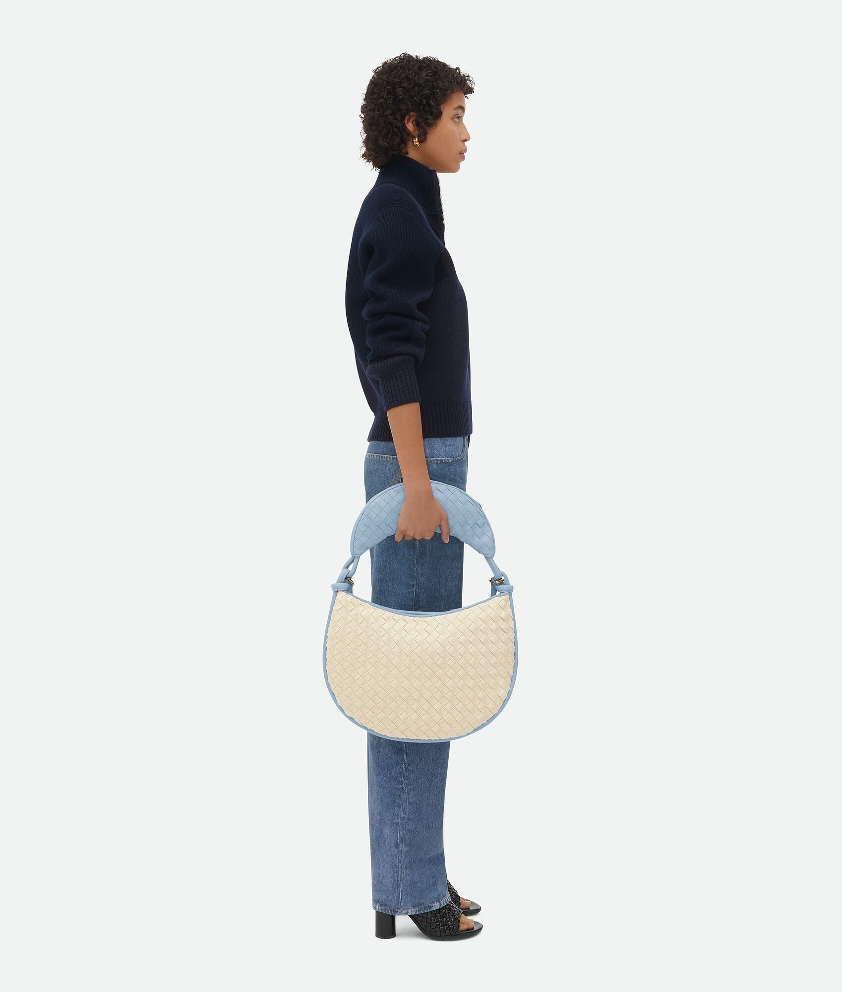 Bottega Veneta o1lf3ng10525 Size: OS / Large Gemelli Bag in Natural/Ice Size ONE SIZE - 3 Thumbnail