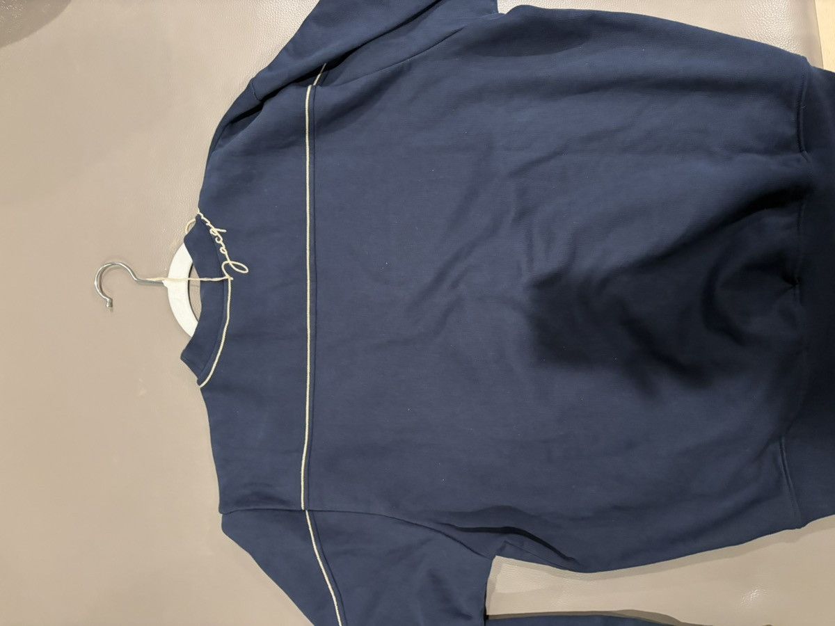 Jacquemus Jacquemus Navy Le Raphia 'Le Sweatshirt Fio' Sweatshirt Size US M / EU 48-50 / 2 - 7 Thumbnail