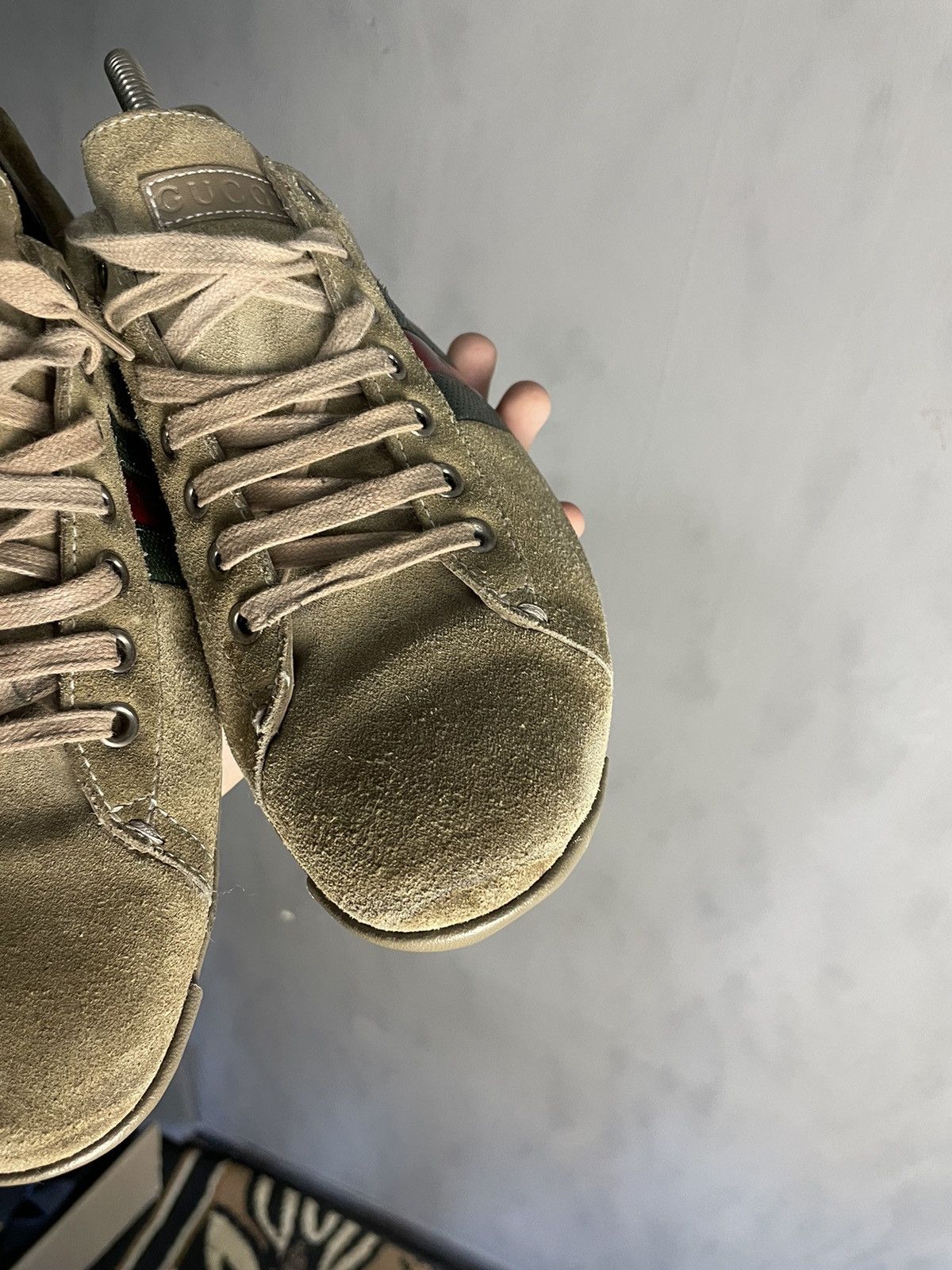 Gucci Gucci beige Sneaker GG US7 Size US 7 / EU 40 - 3 Thumbnail
