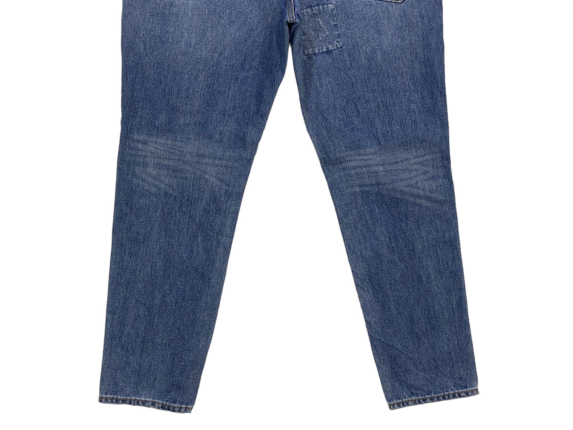 Japanese Brand Rag Machine Baggy Jeans Hip Hop Jeans Size US 34 / EU 50 - 6 Thumbnail