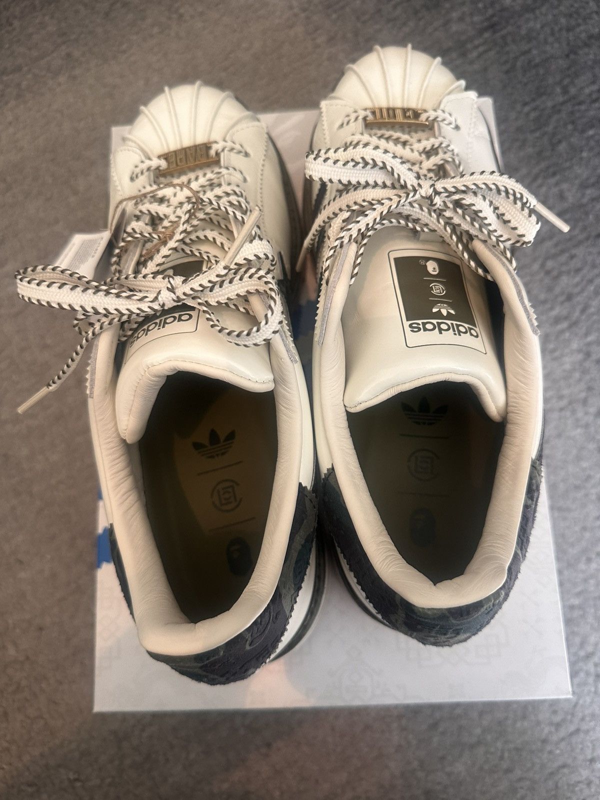Adidas × Bape Adidas Superstar - CLOT by Edison Chen x Bape Size US 9.5 / EU 42-43 - 5 Thumbnail