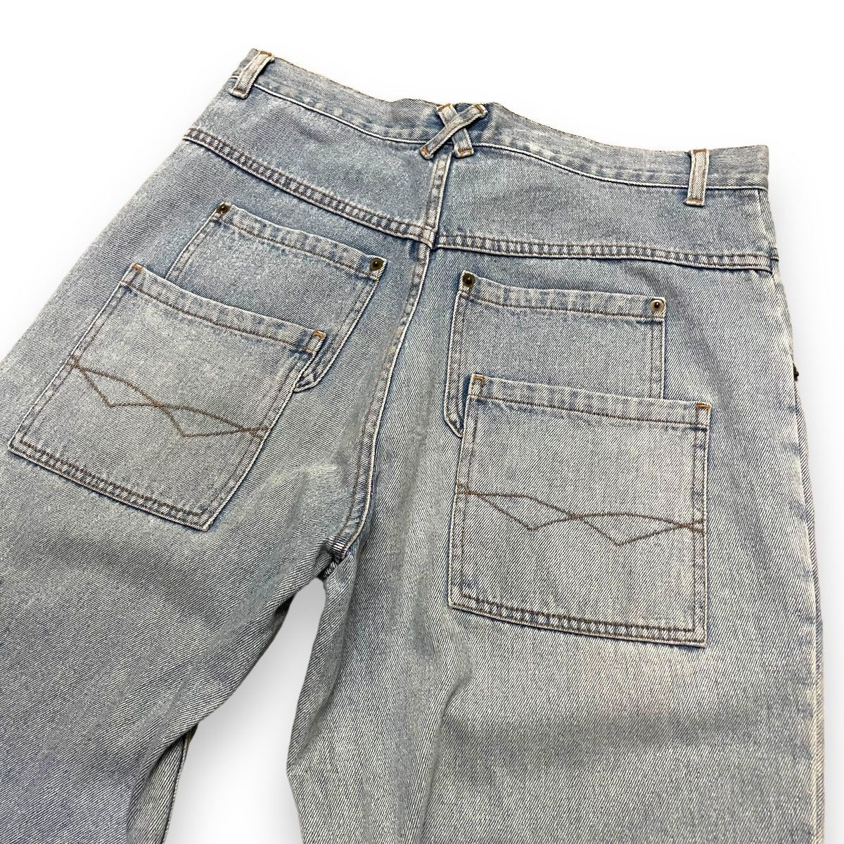 JNCO 🇯🇵 Y2K AMORE PURO "6 POCKETS" BAGGY JEANS Size US 44 / EU 60 - 10 Thumbnail