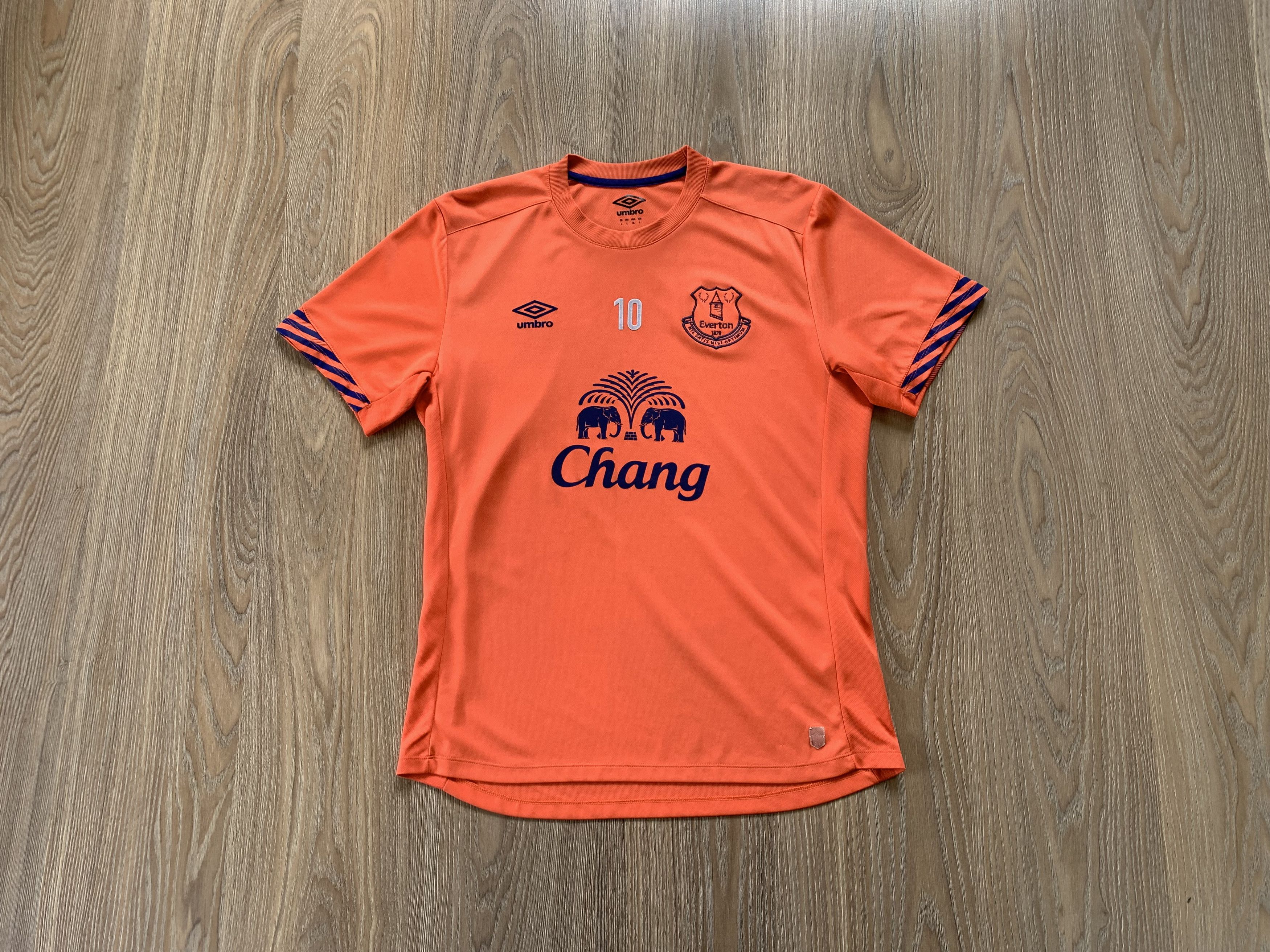 Umbro × Vintage Vintage Umbro Everton Training Shirt 2015-2016 Size US L / EU 52-54 / 3 - 1 Thumbnail