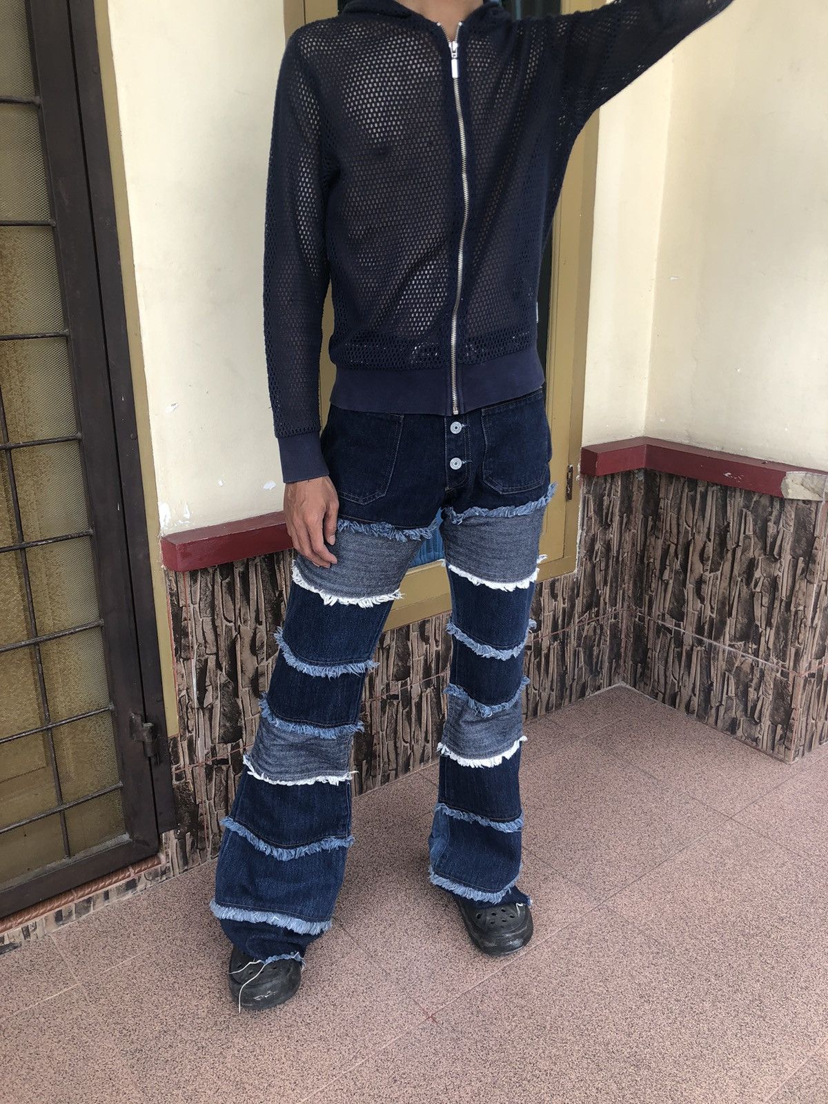 If Six Was Nine Hagi Flared Jeans Kappa Espirit Homme Like Hysteric Size US 32 / EU 48 - 2 Thumbnail