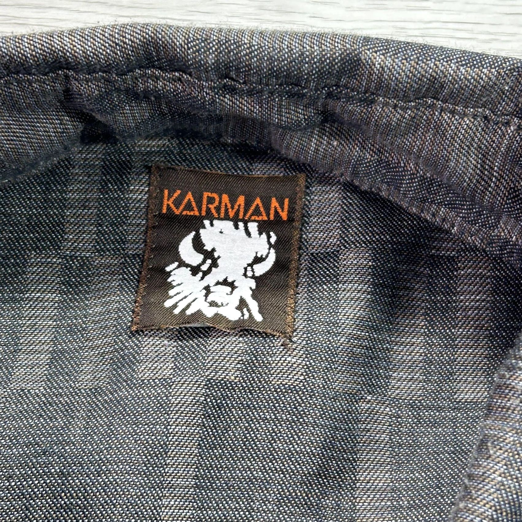 Armani Karman Shirt Mens Large Tall Gray Geometric Western Pearl Snap Long Sleeve Size US L / EU 52-54 / 3 - 4 Thumbnail