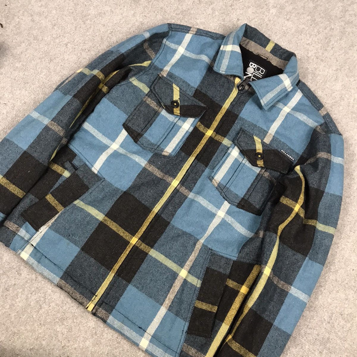 Billabong BILLABONG FLANNEL ZIPPER WOOL JACKET Size US L / EU 52-54 / 3 - 4 Thumbnail