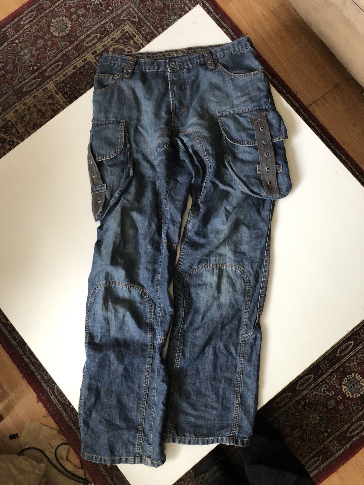 Dolce & Gabbana *Final Drop*DOLCE & GABBANA S/S2004 cargo bondage denim Size US 33 - 2 Thumbnail