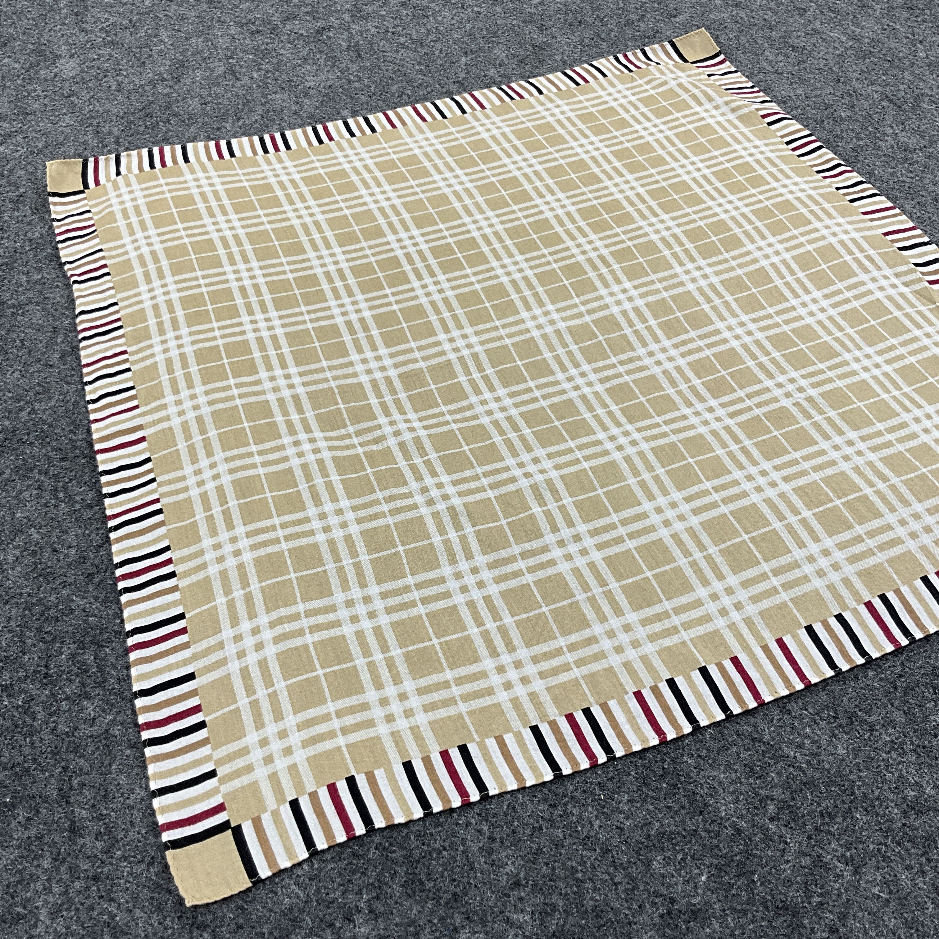 Burberry × Vintage Burberry Handkerchief / Bandana / Neckerchief B015 Size ONE SIZE - 6 Thumbnail