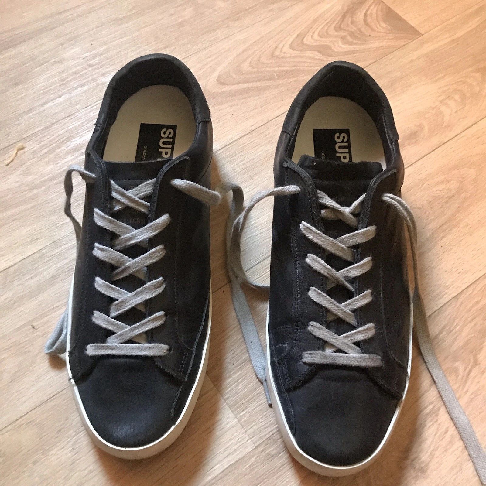 Golden Goose GGDB Golden Goose Sneakers Superstar Low Top womens Black Size US 8 / IT 38 - 4 Thumbnail