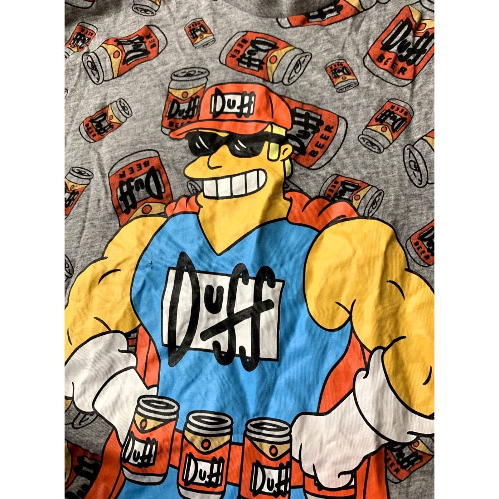 Fruit Of The Loom The Simpsons Duffman Bear 2018 Shirt Duffman Men Small S Gray Shirt Size US S / EU 44-46 / 1 - 3 Thumbnail