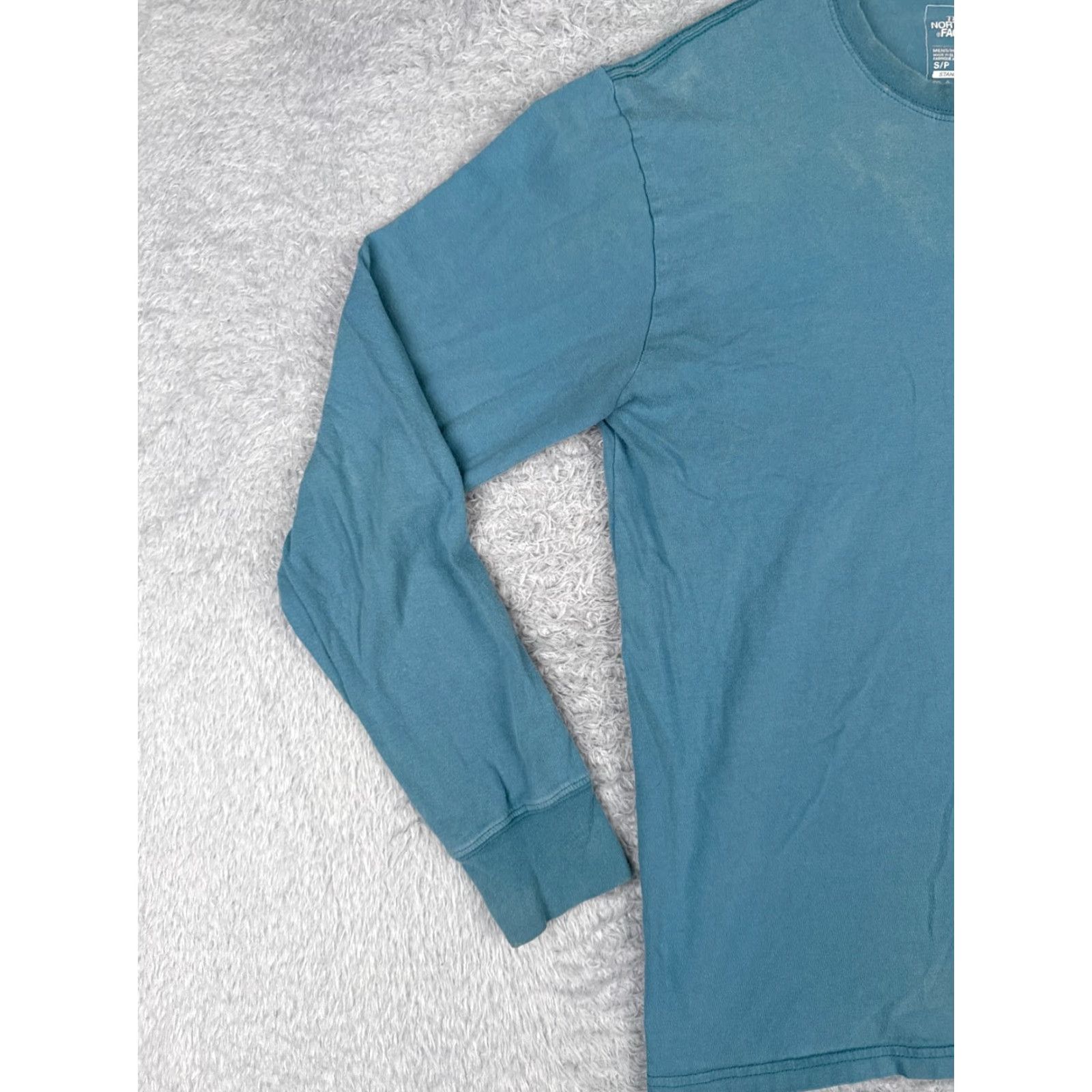 The North Face The North Face Shirt Men Small Blue Long Sleeve Crew Neck 100% Cotton Hike Size US S / EU 44-46 / 1 - 3 Thumbnail