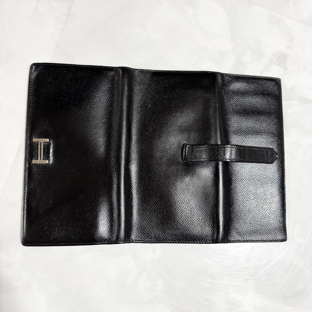 Hermes Hermes Bearn □J stamp 10 card pockets Tri-fold long wallet Size ONE SIZE - 9 Thumbnail