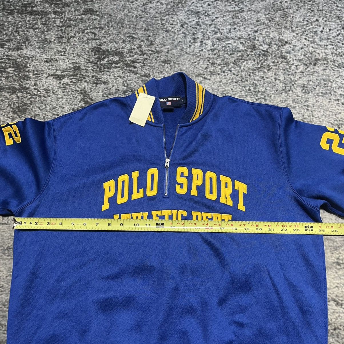 Polo Ralph Lauren Vintage Polo Sport Athletic Dept Shirt 1/4 Zip Size Large Size US L / EU 52-54 / 3 - 9 Thumbnail