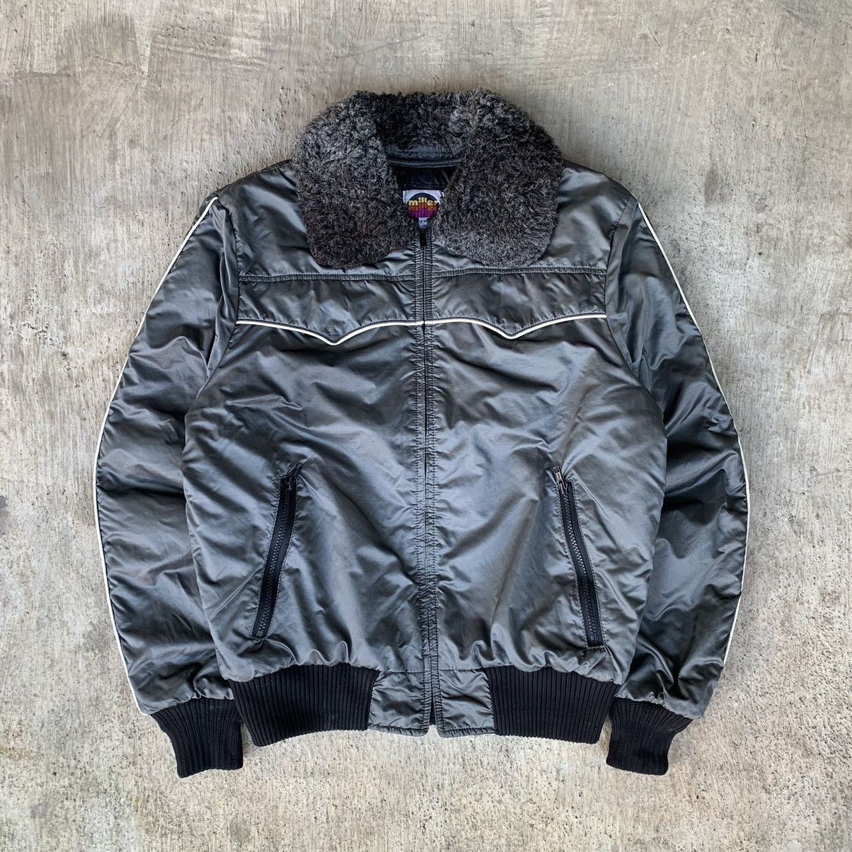Vintage 80s Vintage Miller military Work Jacket USA rare Size US M / EU 48-50 / 2 - 1 Thumbnail