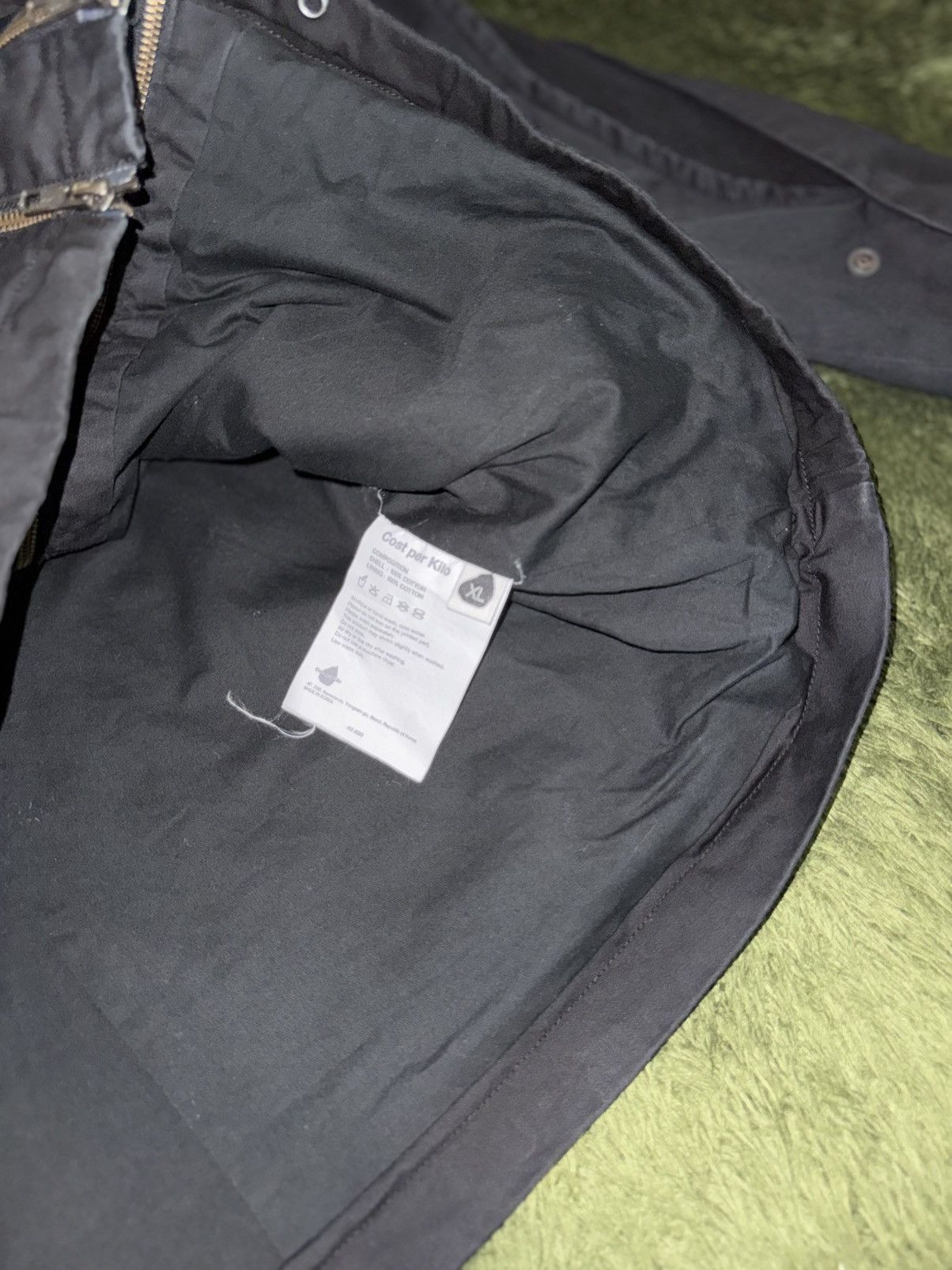 Japanese Brand [XL] Cost Per Kilo Triple Zip Cotton Hooded Blouson Jacket Size US XL / EU 56 / 4 - 6 Thumbnail