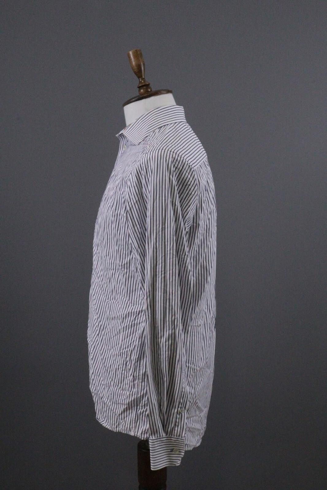 Flower Mountain Eton Contemporary Striped Floral Dress Shirt Size 16 41 Size US L / EU 52-54 / 3 - 6 Thumbnail
