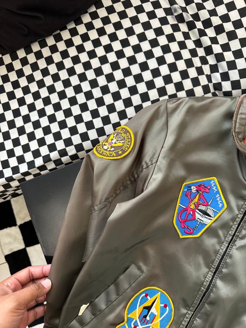 Vintage VINTAGE UPC BOMBER JACKET Size US M / EU 48-50 / 2 - 5 Thumbnail