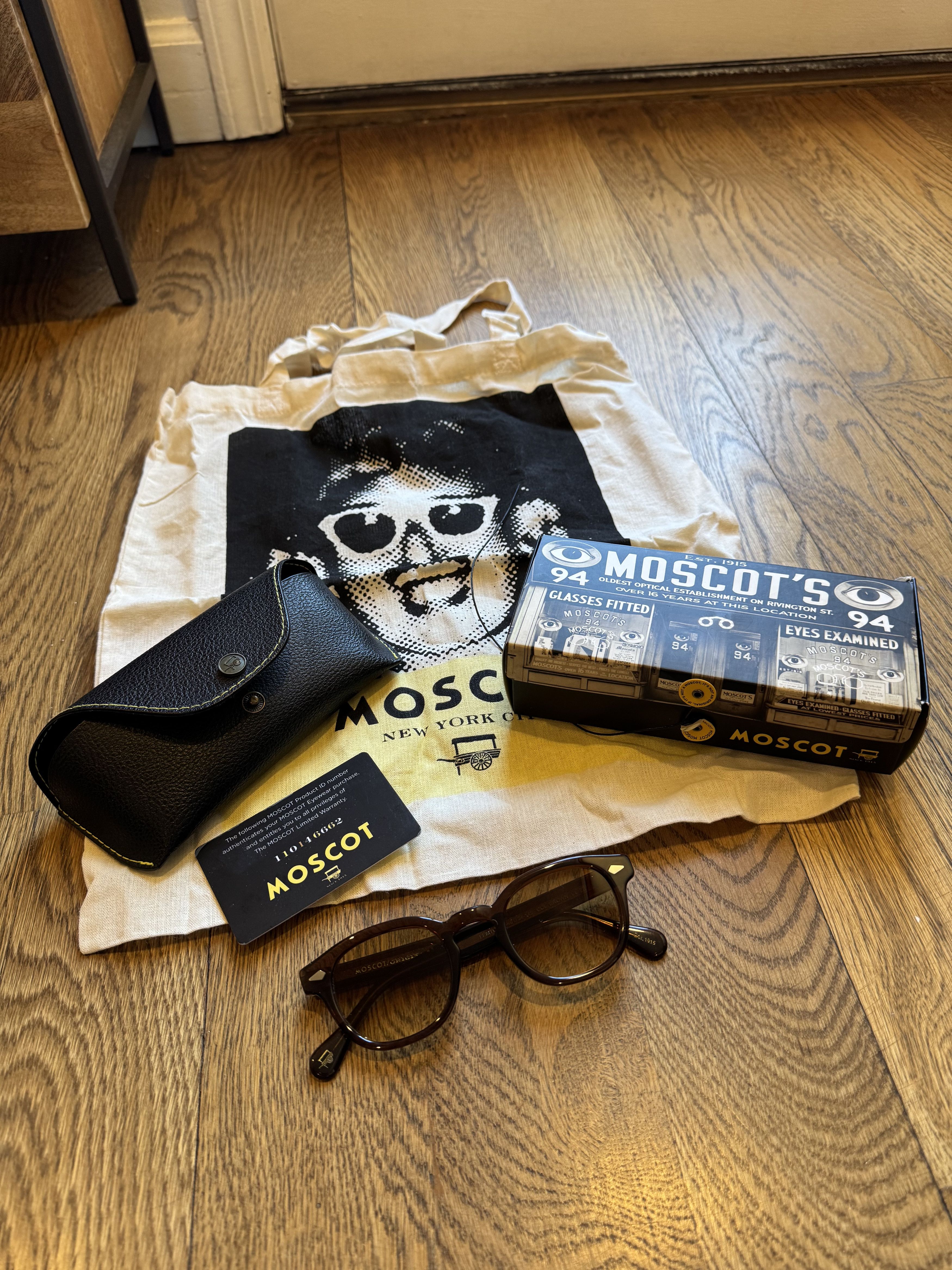 Moscot Moscot Lemtosh Monochrome Brown Sunglasses 46 mm (Average) Size ONE SIZE - 1 Thumbnail