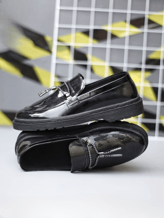 Leather Unisex Vertu Leather Loafer Black Size US 11 / EU 44 - 3 Thumbnail