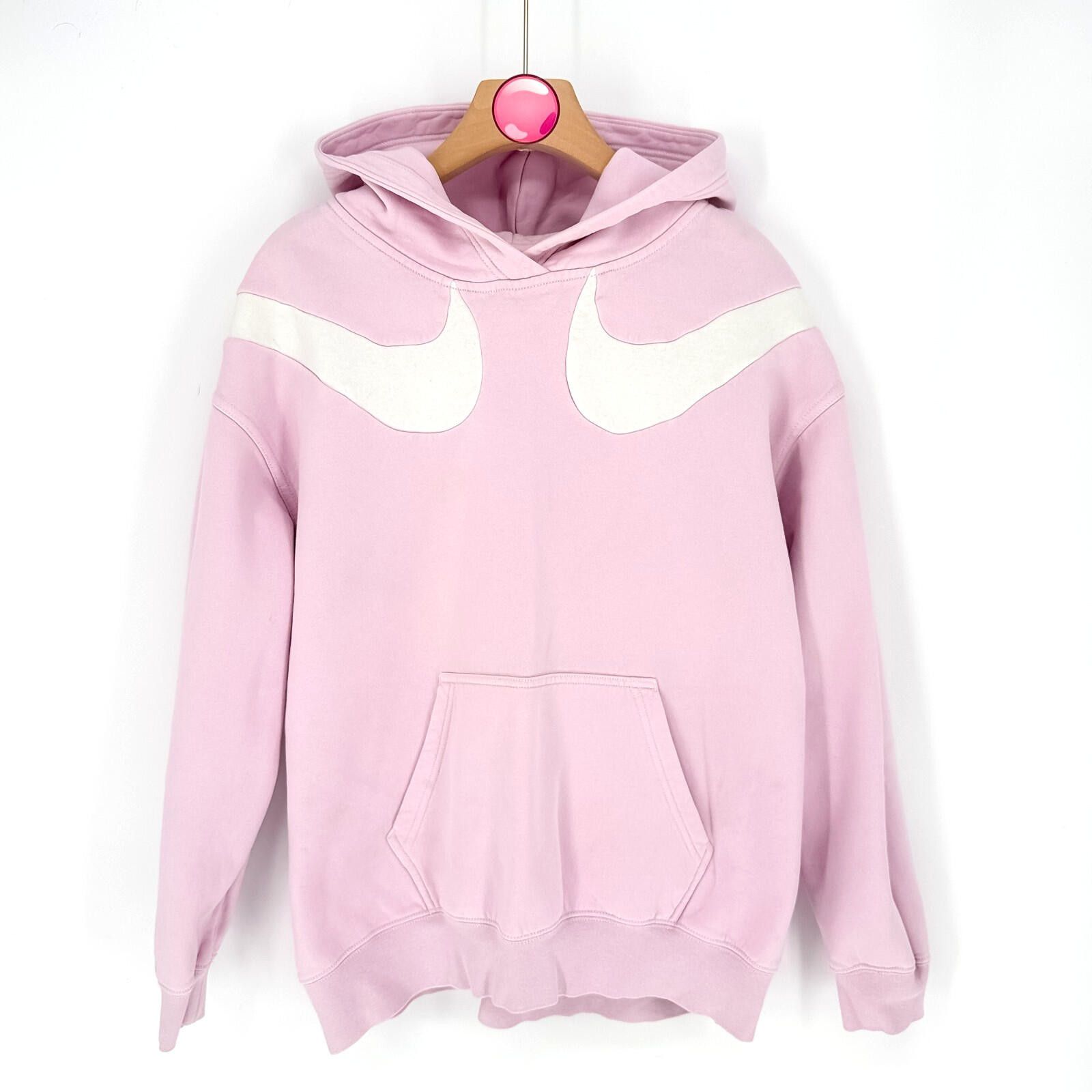 Nike Nike Swoosh Sportswear Hoodie Pink Pullover Women's Small Size S / US 4 / IT 40 - 1 Thumbnail