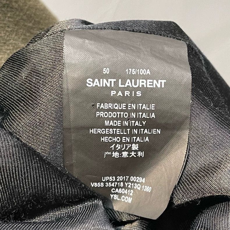 Saint Laurent Paris Saint Laurent Paris Green wool jacket-2506 Size US M / EU 48-50 / 2 - 4 Thumbnail