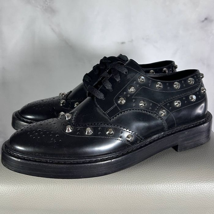 Mezlan Benante Suede Wing Tip Derby Navy (21715)