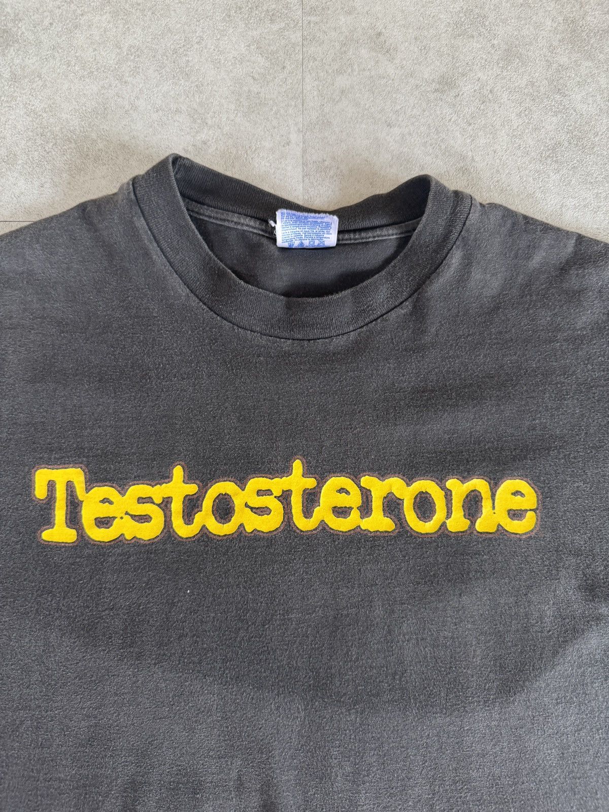 Vintage *RARE* 90s VINTAGE TESTOSTERONE HARDCORE PORN MUSCLE DRUG Size US XL / EU 56 / 4 - 8 Thumbnail