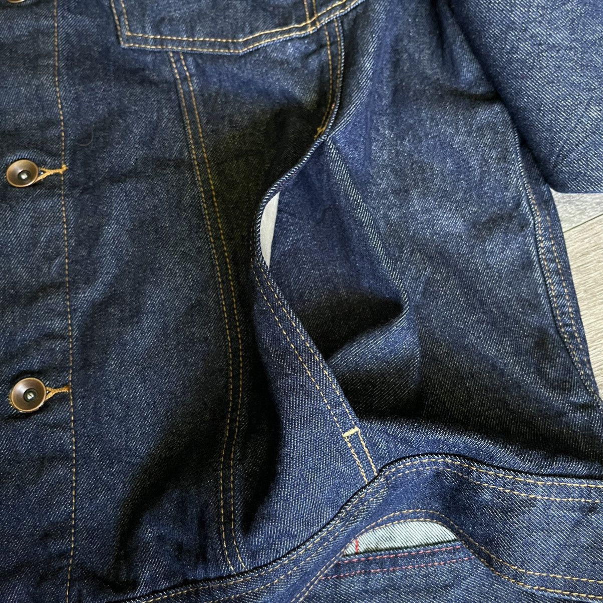 Sean John New Vintage 1990s Sean John Baggy Logo Denim Jean Jacket XXL Size US XXL / EU 58 / 5 - 6 Thumbnail