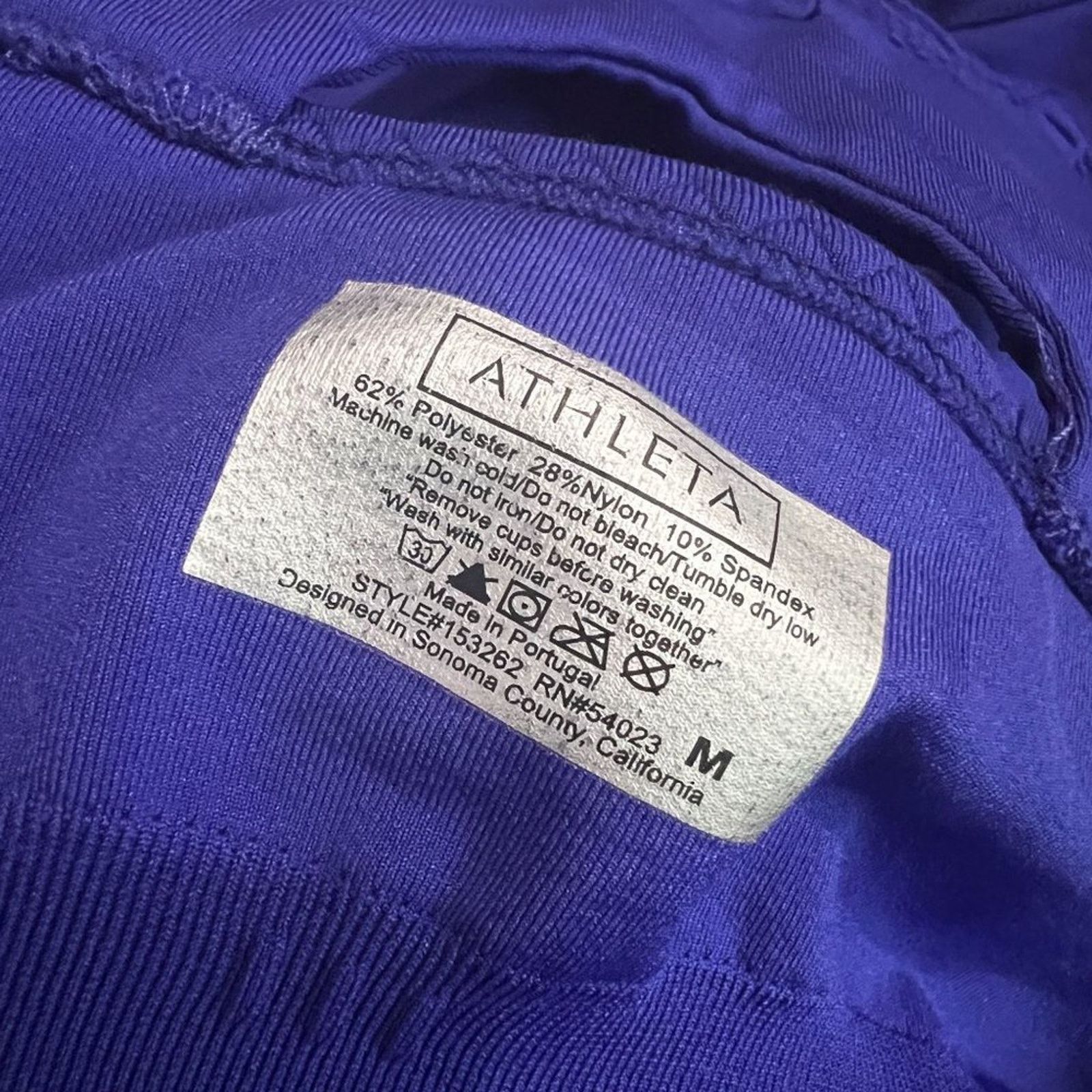 Athleta Athleta Namaste Support Top Mesh Womens Medium Periwinkle Size M / US 6-8 / IT 42-44 - 3 Thumbnail