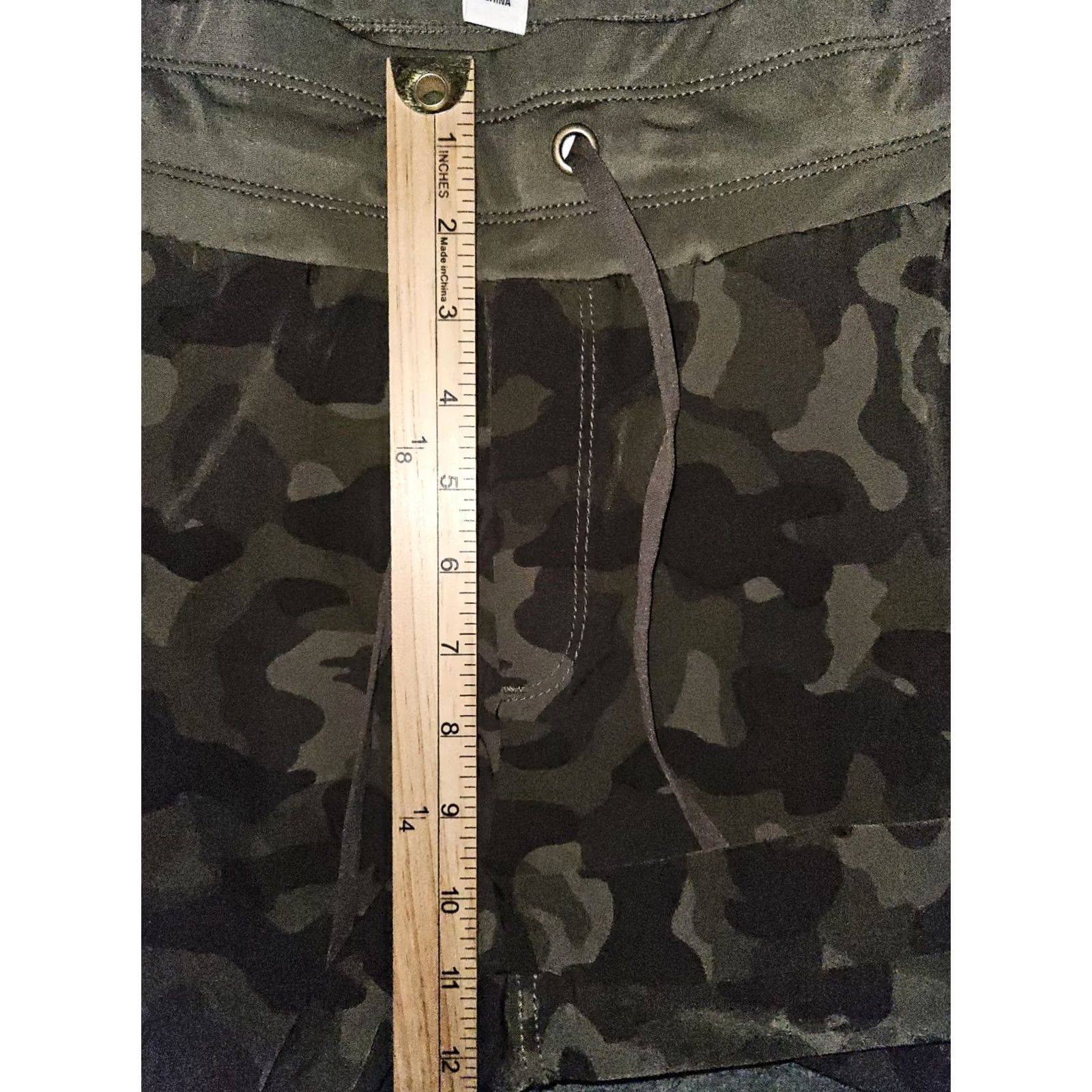 Vintage Marrakech Joggers Women's 14 Camouflage Mid Rise Green Zip Pockets Active Hip Hop City Hip Hop Preppy 90s Womens Size 36" / US 14 / IT 50 - 5 Thumbnail