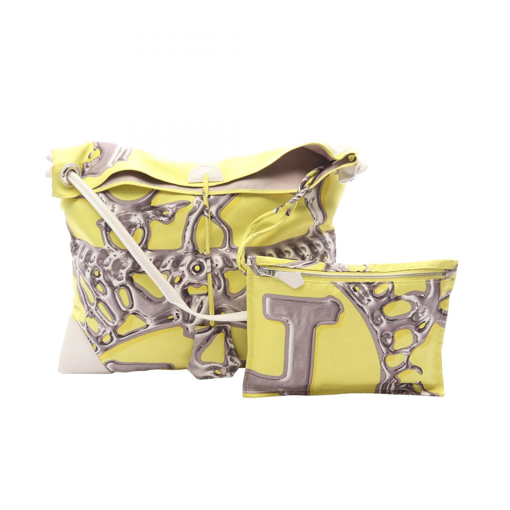 Hermes Hermes Hermes Silky City PM silk shoulder bag Textile Shoulder Bag Stamp O (2011) DUTY FREE for USA Size ONE SIZE - 1 Thumbnail