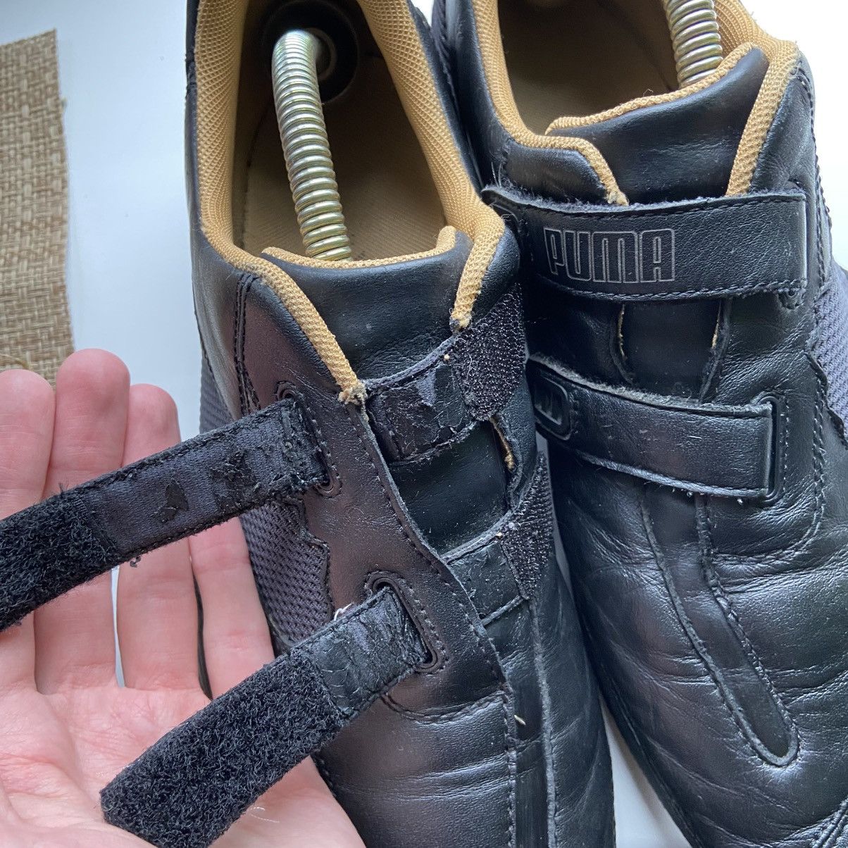 Puma 📌 Y2K Vintage Puma Speedcat Low Top Black Leather Sneakers Size US 11.5 / EU 44-45 - 10 Thumbnail