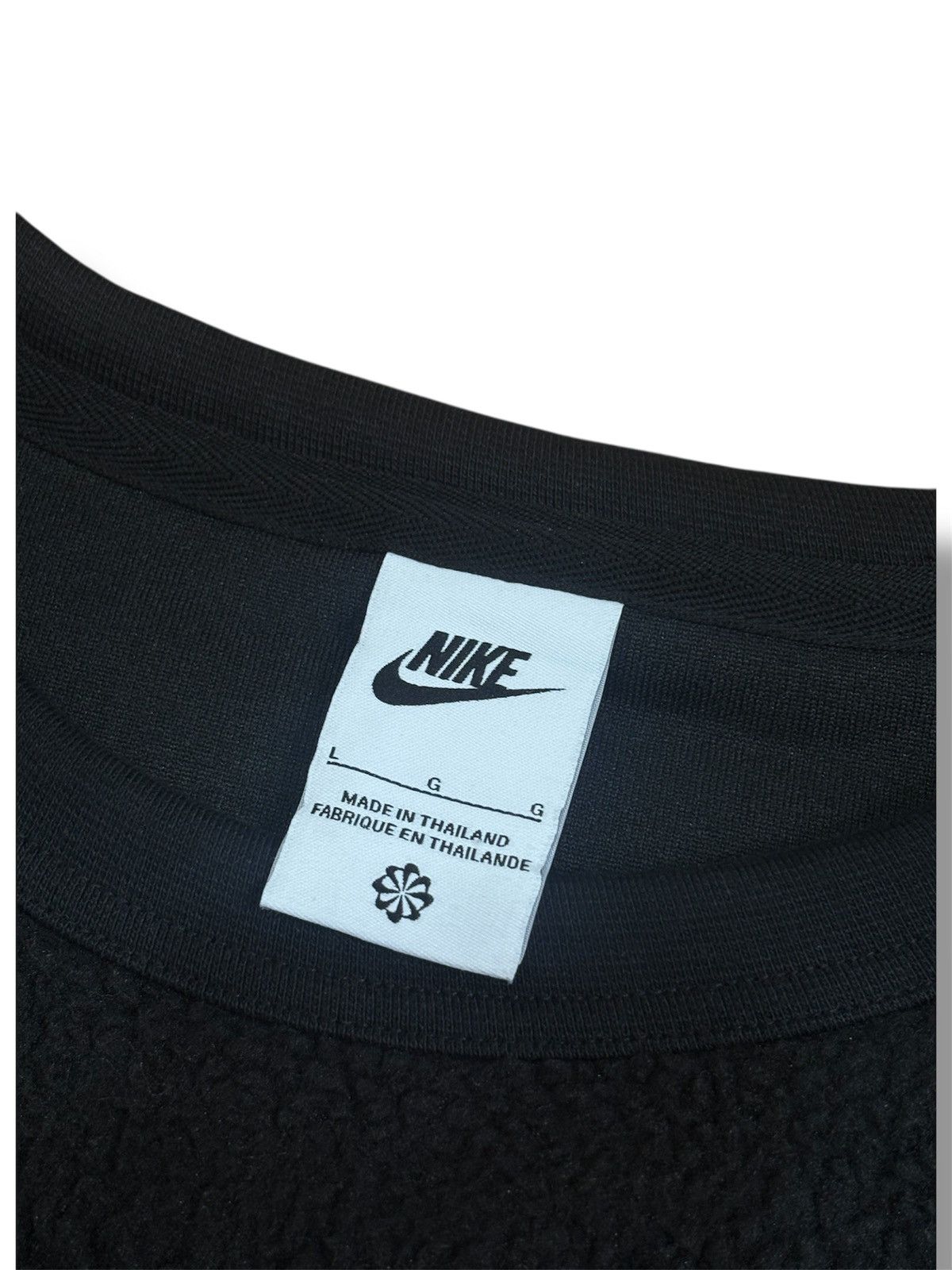 Nike Nike Club Winter Fleece Sherpa Men's Crew Neck Sweater Size US L / EU 52-54 / 3 - 3 Thumbnail
