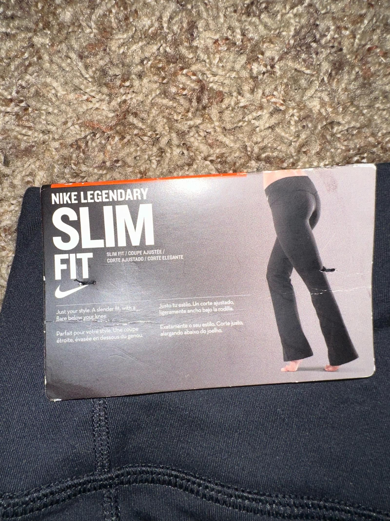 Nike Nike Legend Womens Slim Fit Running Yoga Pants 2013 Size 26" / US 2 / IT 38 - 10 Thumbnail