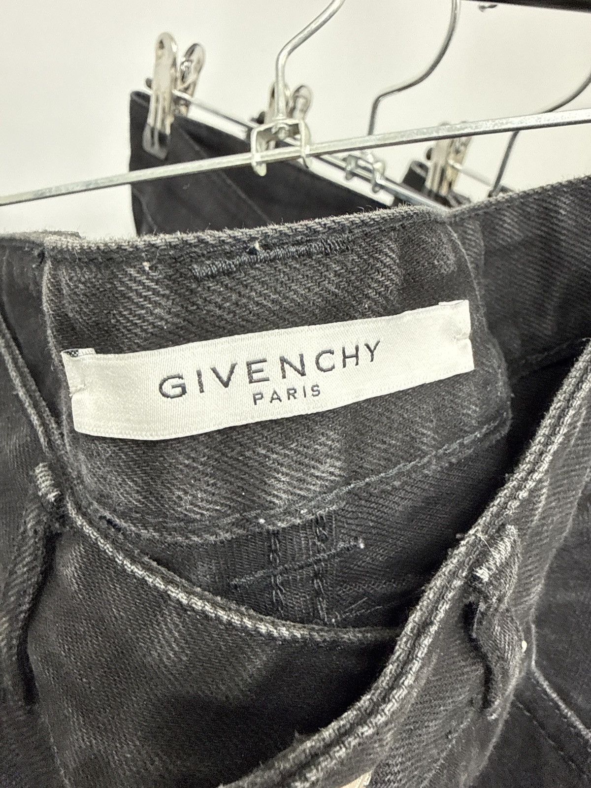 Givenchy Givenchy 16SS Back Pocket Studded Slim Denim Jean Size US 29 - 7 Thumbnail