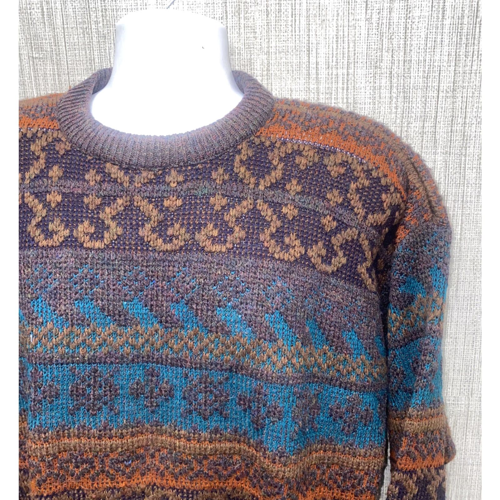 Vintage Pebble Beach Mens Brown ENGLAND MADE Acrylic Wool Blend Crewneck Sweater Size L Size US L / EU 52-54 / 3 - 2 Thumbnail