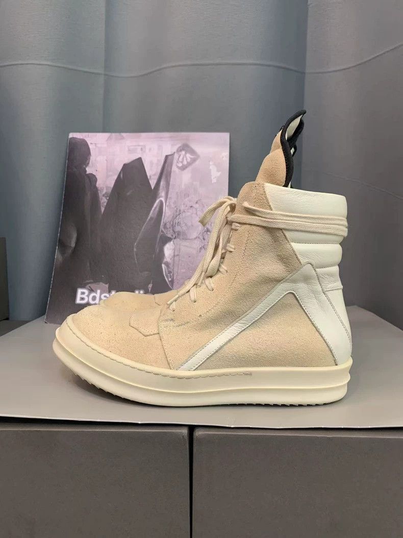 Rick Owens Rick Owens triticum aestivum color inverted triangle suede Size US 7.5 / IT 37.5 - 3 Thumbnail