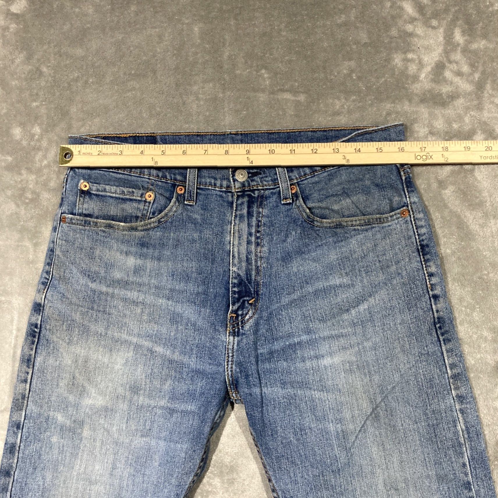 Levi's Levi's 505 Jeans Men 32x32 Blue Denim Regular Fit Straight Leg Vintage No 90s Theme Season Fall Winter Spring 3 Size US 32 / EU 48 - 4 Thumbnail