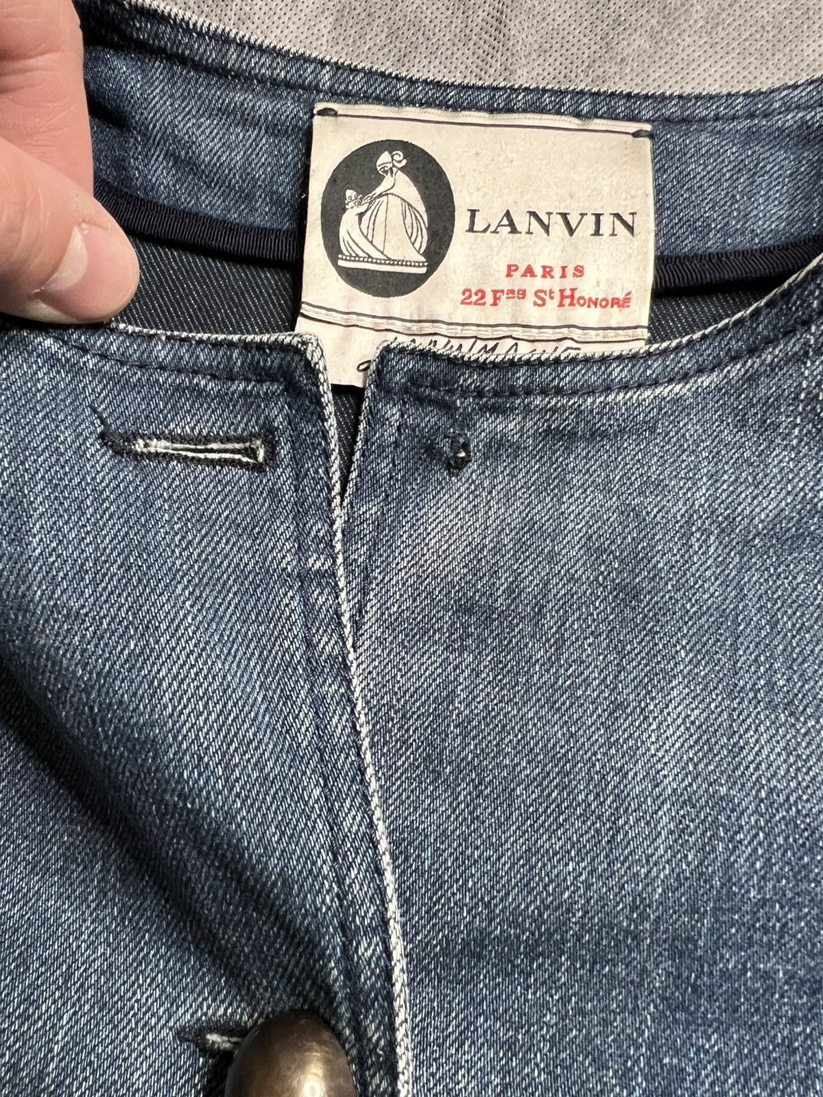 Lanvin LANVIN LOVES ACNE JEANS DENIM JACKET sz 38 WOMEN Size XS / US 0-2 / IT 36-38 - 12 Thumbnail