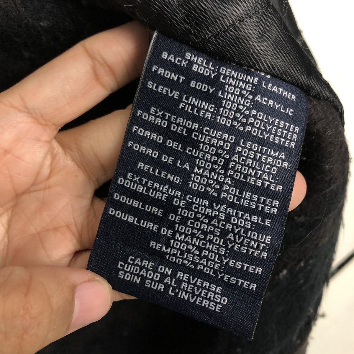 Genuine Leather 📌Vintage Genuine Leather Jacket Tommy Hilfiger Blanket Size US XL / EU 56 / 4 - 21 Thumbnail