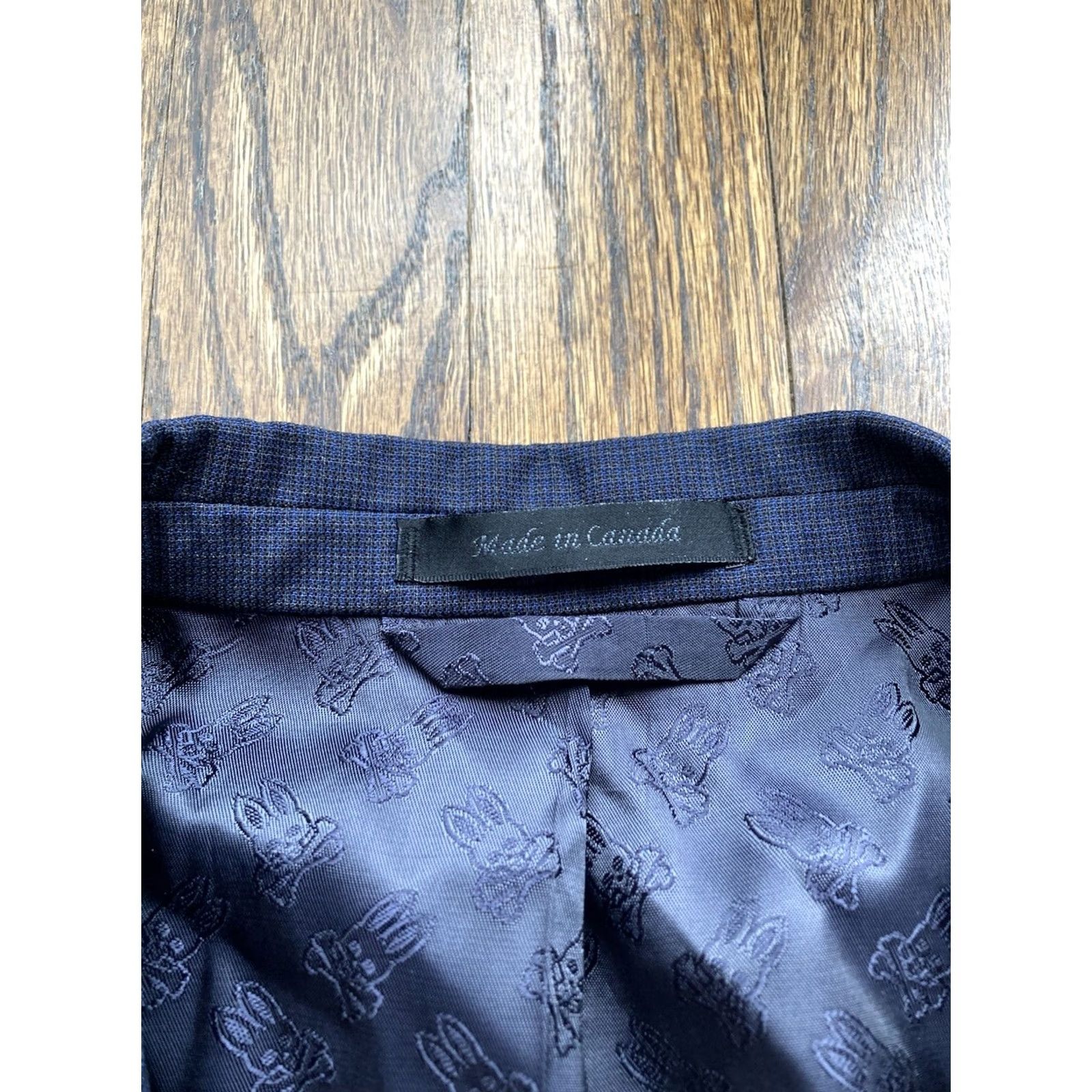 Psycho Bunny Psycho Bunny Sport Coat Mens 40 Regular Notch Wool Blue 2 Button Jacket 100% Wool Navy Blue Long Jacket 40L Size US XXS / EU 40 - 7 Thumbnail