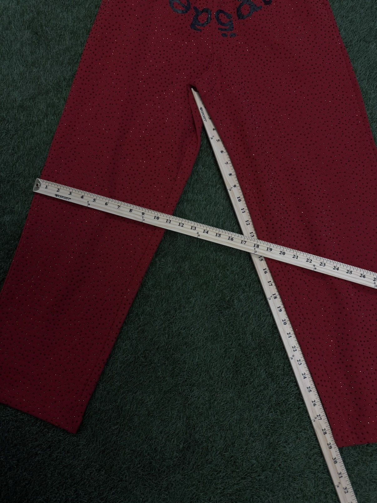 Sp5der Sp5der Worldwide VVS Stone Crystal Sweatpants Size S (NEW) Size US 30 / EU 46 - 13 Thumbnail