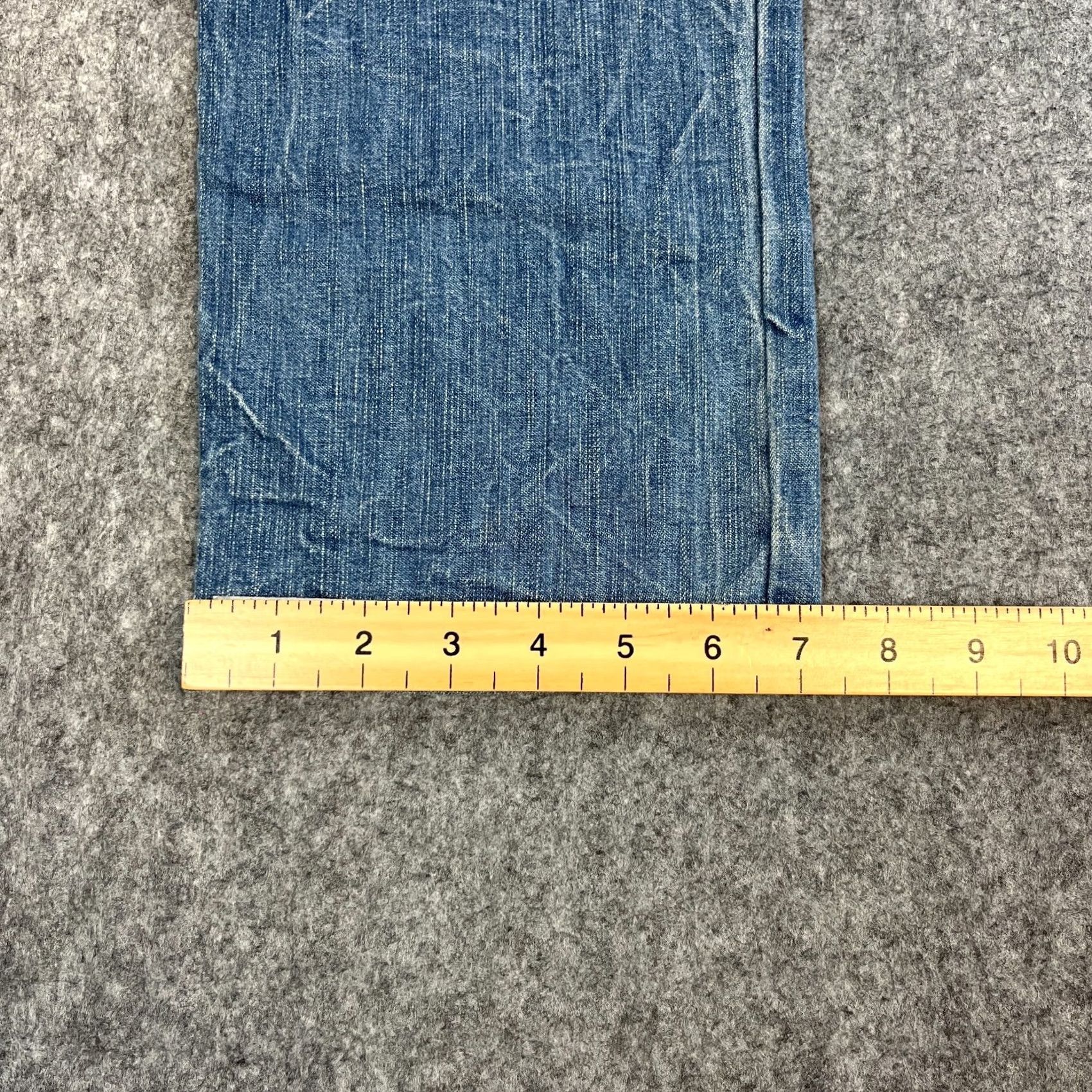 Vintage Armani Jeans Jeans Straight 29 34 UK 10 High Rise Light Blue Whiskers Honeycomb Womens Regular Denim Blue 5-Pocket Size 32" / US 10 / IT 46 - 3 Thumbnail