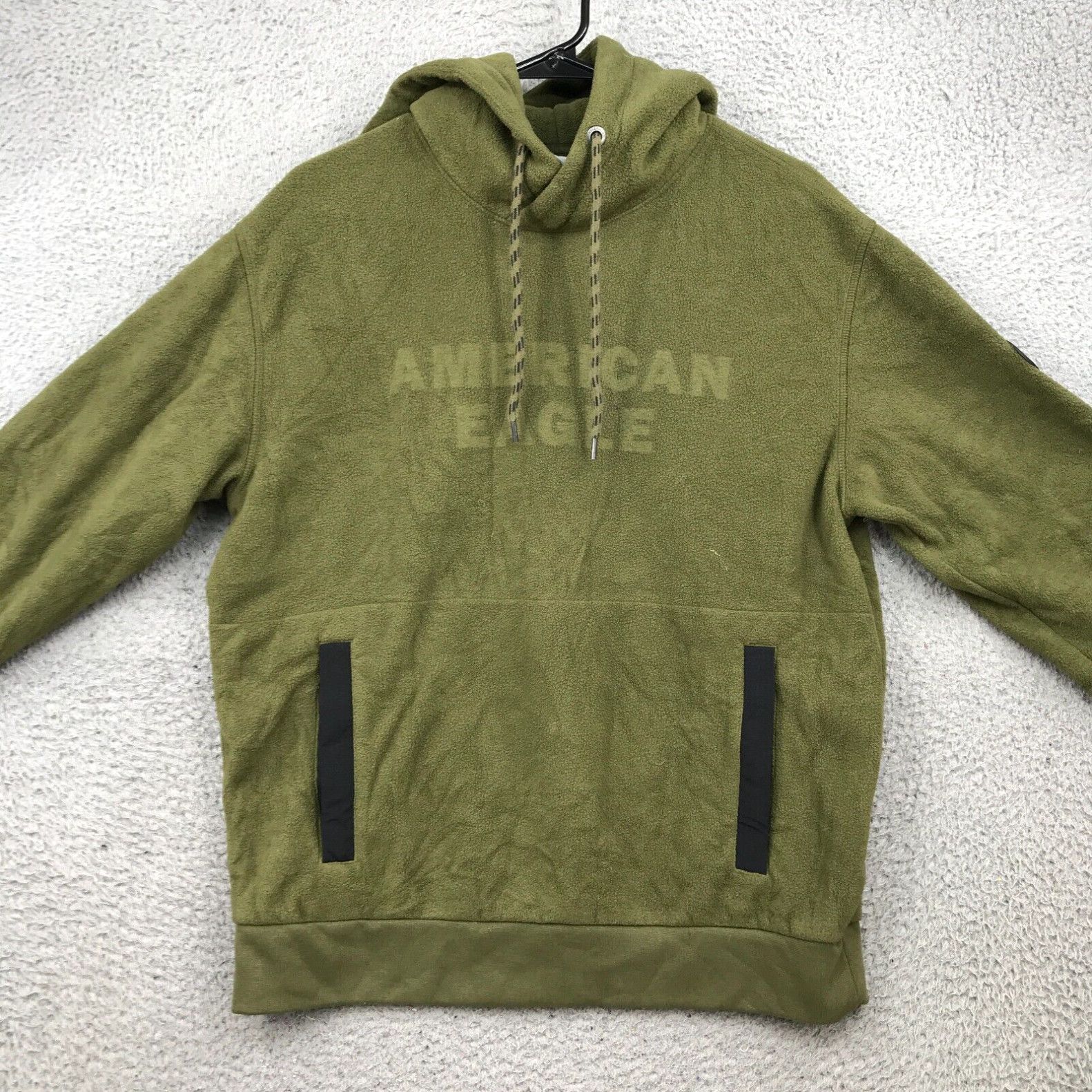 Pull Femme American Eagle Outfitters Taille M - Sweat Douillet Couleur Pêche Et Crème - Occasion